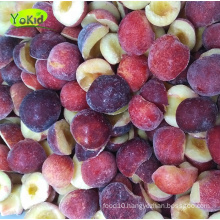 Chinese Delicious Fruits Clean Iqf Frozen Plum Halves With Skin On